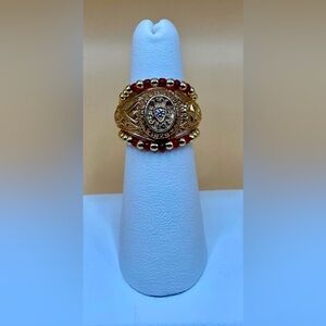 Maroon & Gold Ring Wraps